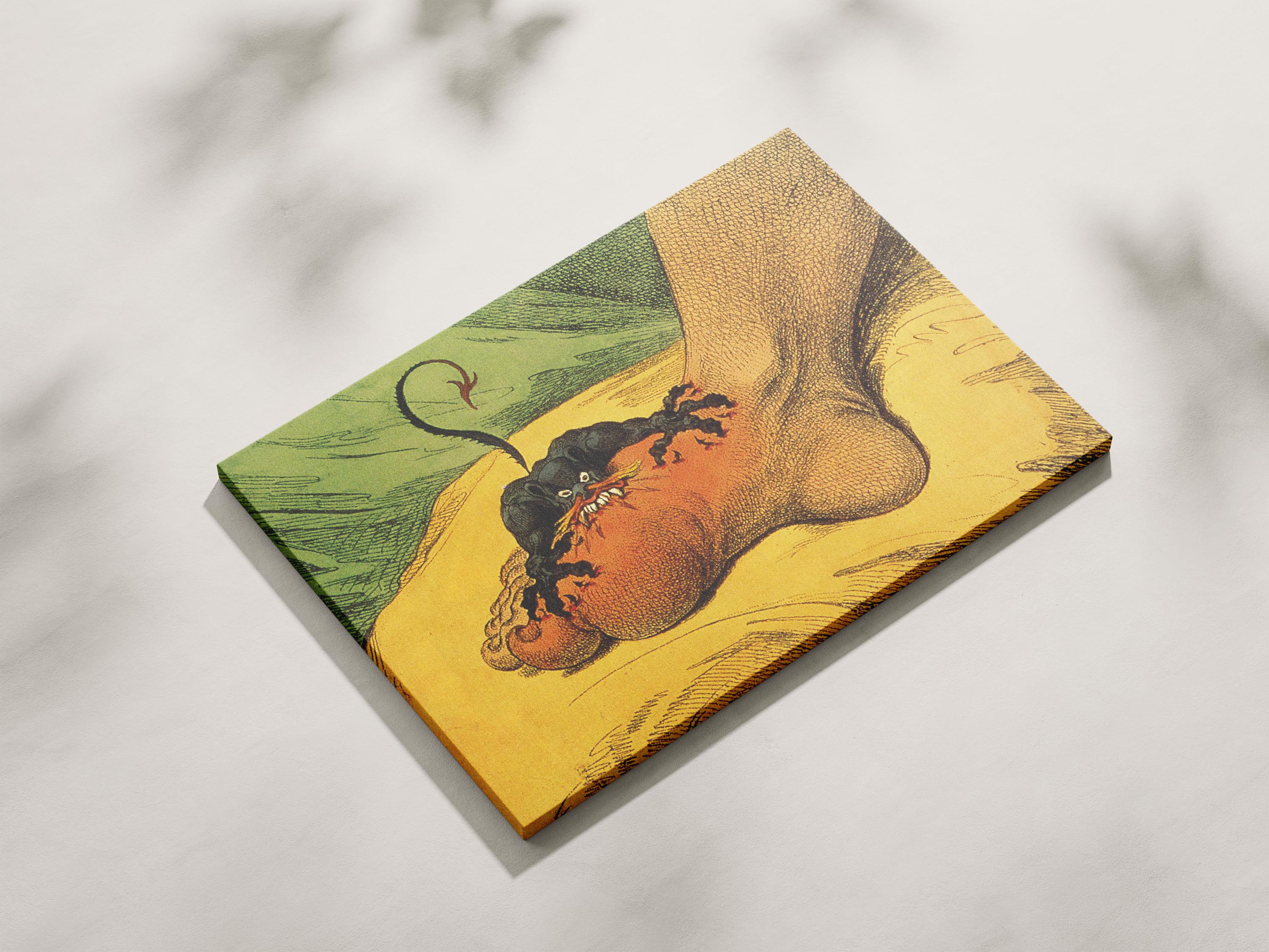 ジェームズ・ギルレイ『痛風』（1799年）